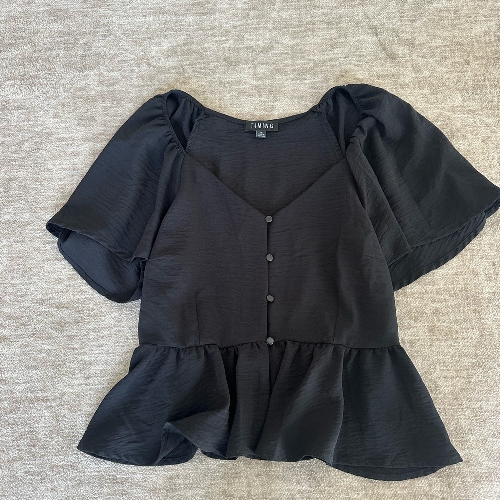 Medium black blouse brand new